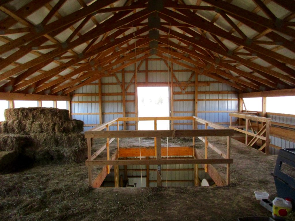 Jon & Jennifer - Berrian Center, MI 30 x 40 Barn with two 12 x 40 Lean Tos. Grey Roof and trim with Rustic Red sides.